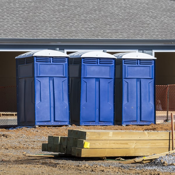 how can i report damages or issues with the portable toilets during my rental period in Newburg